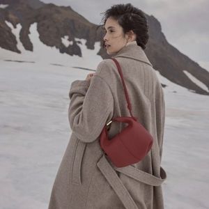 Polene Beri / Onze Crossbody Bag in Garnet